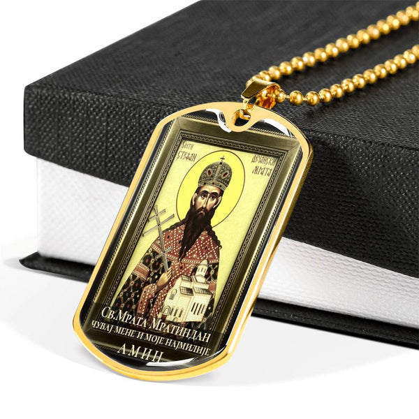 Sveti Mrata Mratindan ikona u zlatu